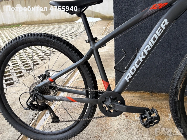 Планински велосипед Rockrider ST 120 Sport Trail + звънец и поставка за шише, снимка 5 - Велосипеди - 53720954