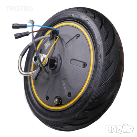 Оригинален мотор за Ninebot Max G30 в комплект с 10-инча гума, 350W 36V двигател за тротинетка, снимка 2 - Друга електроника - 52637289