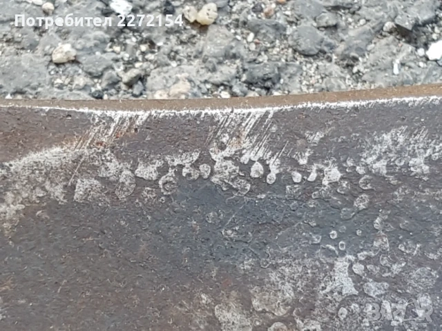 Кована брадва с украса, снимка 3 - Антикварни и старинни предмети - 51370593