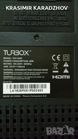 TURBO-X  TXV-3265 чисто нов неволно  счупен за  части