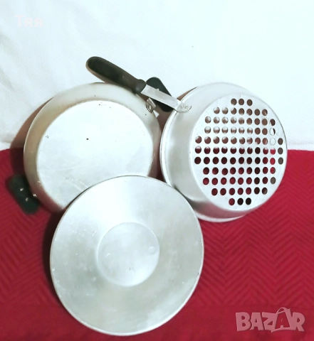 Ретро комплект за пържени картофи , снимка 3 - Съдове за готвене - 52877832