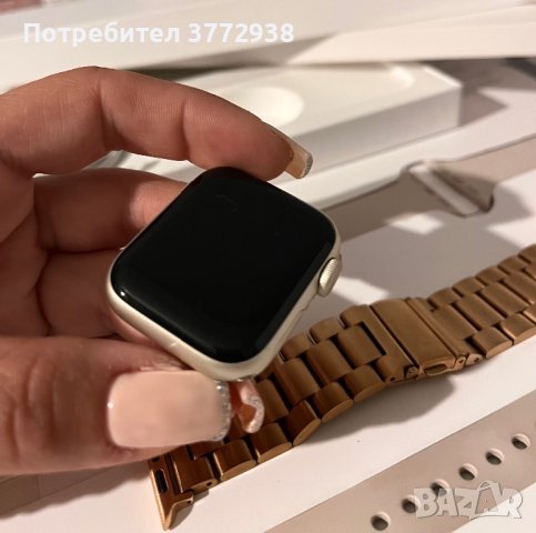 Apple Watch SE2 40mm, цвят бежов., снимка 5 - Смарт гривни - 41372897