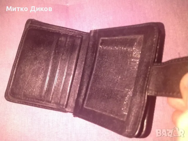 GD марков портфейл естествена кожа 115х90мм, снимка 3 - Портфейли, портмонета - 47840786