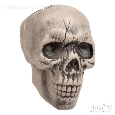 Декоративен череп, Пластмасов, 9 см