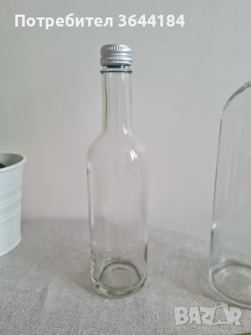 Стъклени бутилки, снимка 3 - Буркани, бутилки и капачки - 49504250