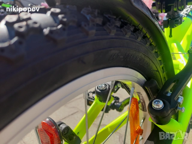 PASSATI Велосипед 16" SPARTAN жълт, снимка 6 - Велосипеди - 53759384