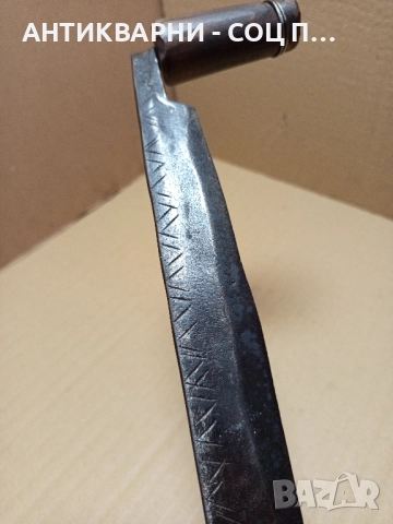 Стар Ръчно Кован Дърводелски Рукан., снимка 10 - Антикварни и старинни предмети - 51556584