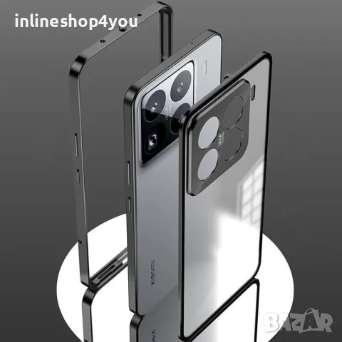 Двоен Магнитен Кейс за Xiaomi 15 със Защита на камерите, снимка 3 - Други стоки за дома - 49753734