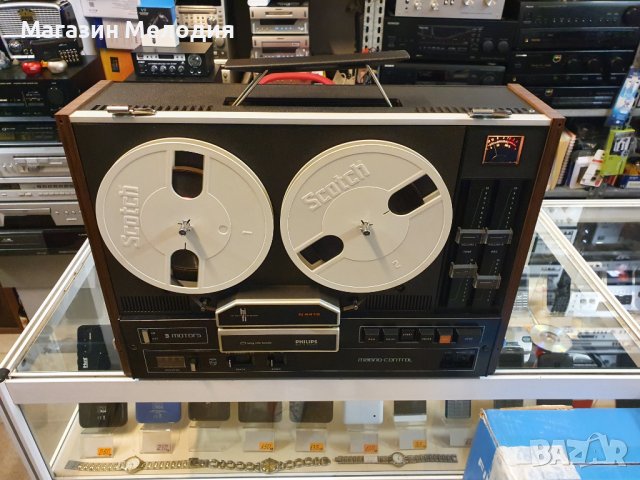 Ролков магнетофон Philips N4415 В отлично техническо и визуално състояние., снимка 2 - Декове - 38610542
