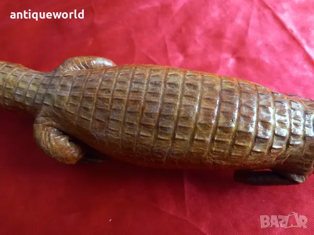 Препариран КРОКОДИЛ, Кайман, снимка 3 - Антикварни и старинни предмети - 48232689