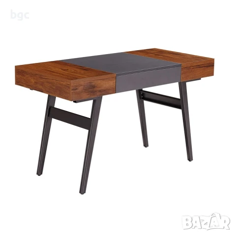 Ново Масивно Разтегателно Работно Бюро Kring Extensible, 130x76x61.5, Метал + MDF, снимка 2 - Бюра - 50548838