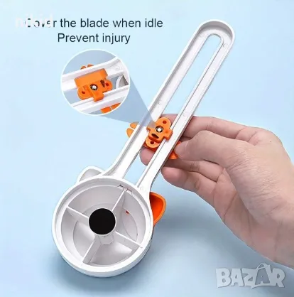 Уред Инструмент за изрязване на кръг кръгове картон хартия картички Scrapbooking тример пънч, снимка 3 - Други - 47377562