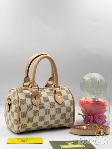 чанти Louis vuitton mini spedy✨⭐️ :➡️17cm⬆️13cm✨ , снимка 6 - Чанти - 51394944
