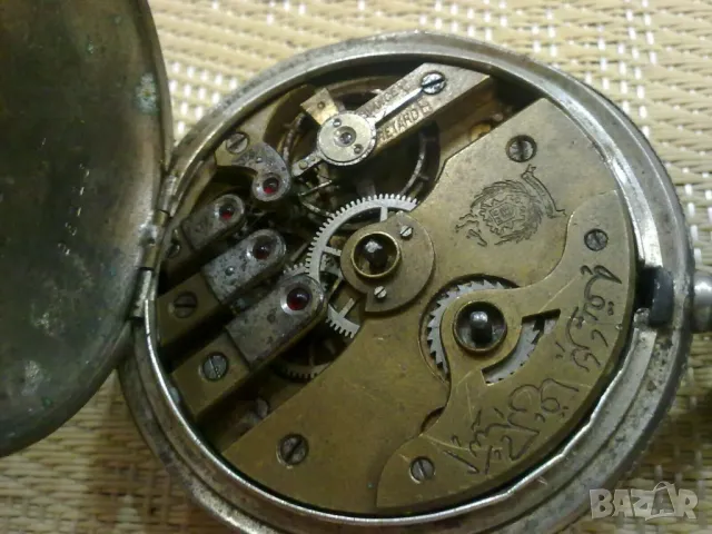 СРЕБЪРЕН ТУРСКИ ДЖОБЕН ЧАСОВНИК, снимка 4 - Антикварни и старинни предмети - 49430743