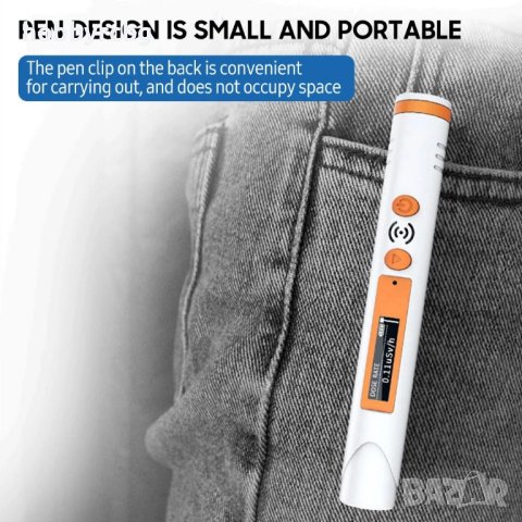 Детектор за ядрена радиация писалка x y β лъч Брояч на Гайгер, снимка 2 - Друга електроника - 41537191