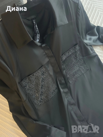 Черна дамска риза Гес