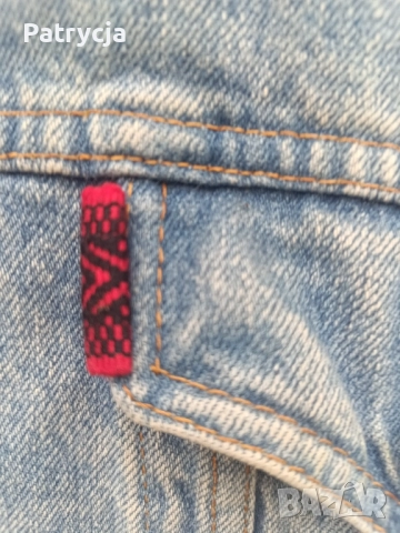 Vintage дънково яке 90s XL уникално , снимка 4 - Якета - 52025237