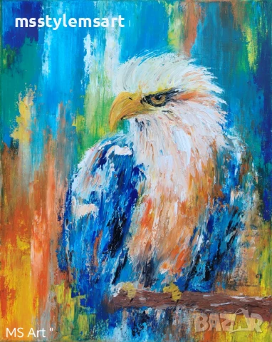 Владетелят " Абстрактна картина , снимка 1