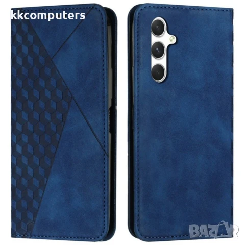 Samsung Galaxy A36 5G / A56 5G Imprinted Wallet Кожен Калъф + Протектор
