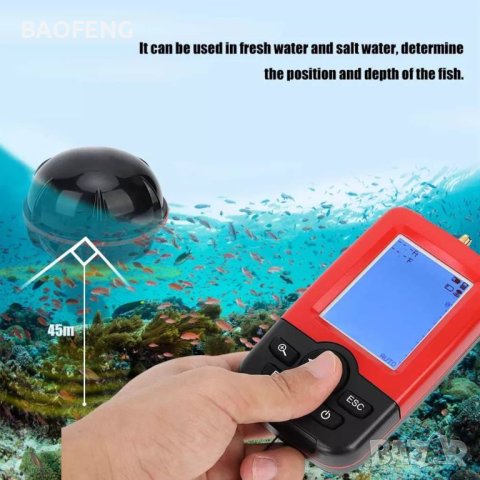 @Промо Нови Fish Finder XJ-01 Ultra безжичен ехолог Сонар за откриване на рибни пасажи гаранция 12м, снимка 4 - Друга електроника - 41666450