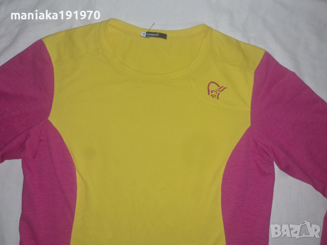 Norrona fjora equaliser lightweight Long Sleeve (S) дамска спортно блуза, снимка 2 - Спортни екипи - 44693950