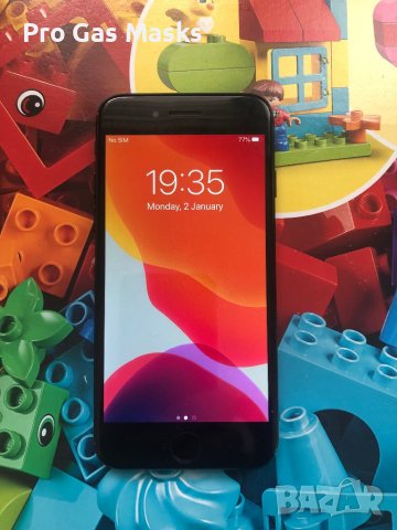iphone 7 32GB Black Перфектен само за 220 лв Бартер + зарядно и USB Отключен към всички оператори. Н, снимка 1