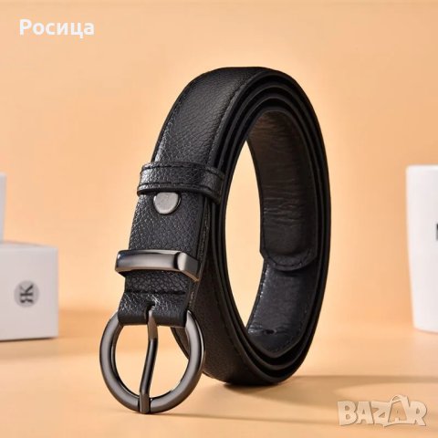 Дамски колан в черно 