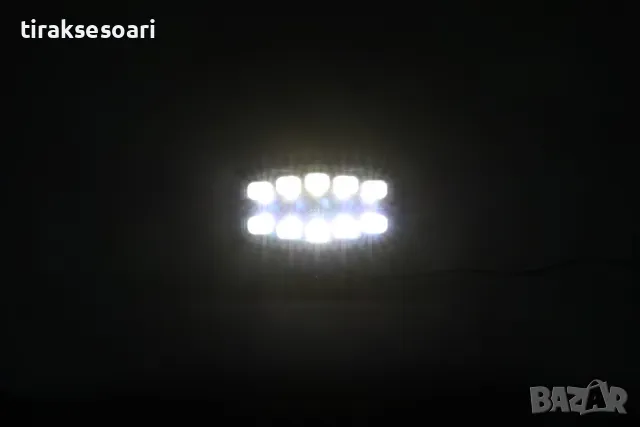 180W Мощни LED Диодни Фарове Халогени за Ролбар на Камион Джип 12V 24V, снимка 4 - Аксесоари и консумативи - 48326874