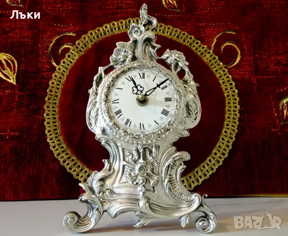 Калаен настолен часовник Kienzle,каминен часовник,барок. 