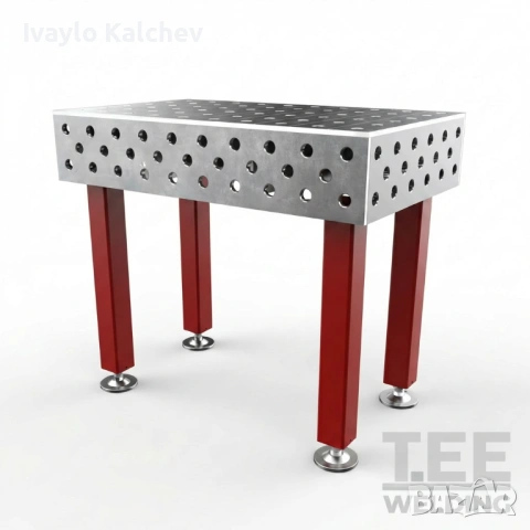 Заваръчна маса 1000×600 мм (12 мм плот) | ЛИЗИНГ