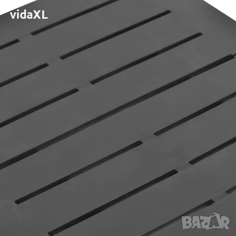 vidaXL Сгъваема градинска маса, антрацит, 45x43x50 см, пластмаса, снимка 5 - Градински мебели, декорация  - 56147659