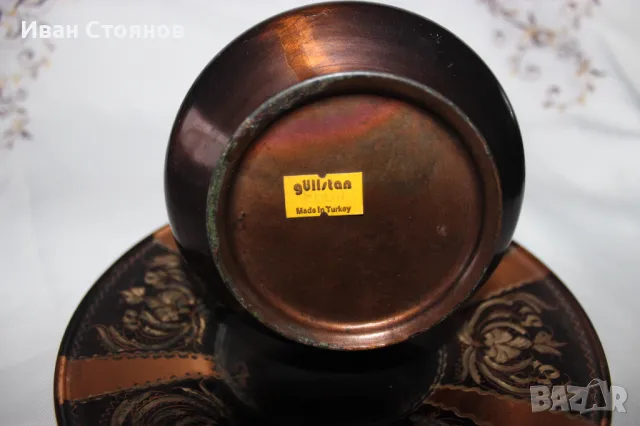 Сувенирен сет от 2 медни съда за декорация., снимка 5 - Антикварни и старинни предмети - 49235168