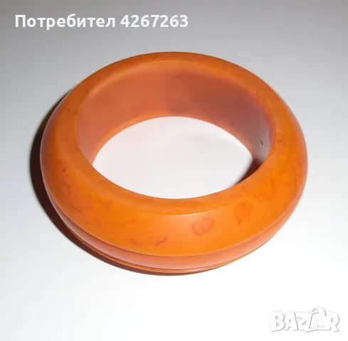 Бакелитена гривна винтидж, снимка 2 - Антикварни и старинни предмети - 48453766