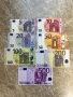 Реквизитни евро банкноти, пачки по €5, €10, €20, €50, €100, €200 и €500 за клипове и забавление, снимка 1