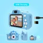 Детски Дигитален Фотоапарат HiMont (20MP, 1080P, 32GB Карта, Двойна Камера, Син) , снимка 6