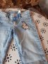 Дънки за момиче с еднорог нм , снимка 1 - Детски панталони и дънки - 38612872