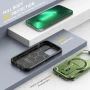 Нов Магнитен кейс със стойка за iPhone 13/12 Pro Max – MagSafe калъф Айфон, снимка 4