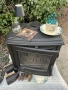 Френска чугунена печка на дърва 10кW , снимка 2