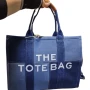 Дамска чанта тип „Tote Bag“ , деним, снимка 2