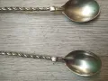 Комплект две посребрени метални лъжички, снимка 3