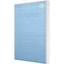 HDD твърд диск SEAGATE External ONE TOUCH 2.5', 1TB, USB 3.0 Light Blue SS30717