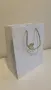 Празна бутикова подаръчна торба Creed - бяла 31x21cm торбичка, снимка 5