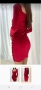 Дамска червена рокля, снимка 2