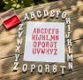 Латиница главни големи букви азбука Рок стил печати за тесто сладки торта фондан глина щампи, снимка 2