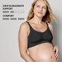 Нов Безшевен сутиен за бременни и кърмачки Medela Keep Cool Bra Размер XXL, снимка 3