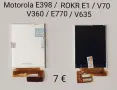 Дисплей за Motorola V3,V3i,V3x,V6,W510,V300,E365,L2,K6,K7,K9,K1,Z3,V80,E770,MPx200,V180,C168,E1 ROKR, снимка 16