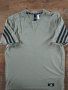 adidas Future Icons 3-Stripes Tee - Green - страхотна мъжка тениска КАТО НОВА, снимка 4