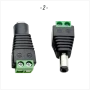 Букса конектор 5.5х2.1, DC LED/Camera Power Plug , Jack terminal 5.5х2.1 mm;AMP5 -pin connector, снимка 3