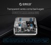 Orico хъб USB3.0 HUB 4 port прозрачен - ORICO MH4U-U3, снимка 6