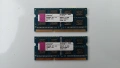Памет за лаптоп RAM So-DIMM Kingston 2x 2GB DDR3-10600S, снимка 1